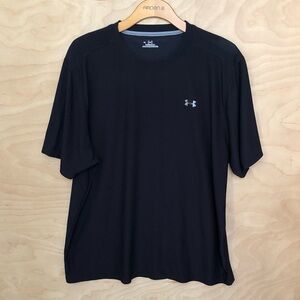 Under Armour Short Sleeve Tee Black Mens Sz XL.